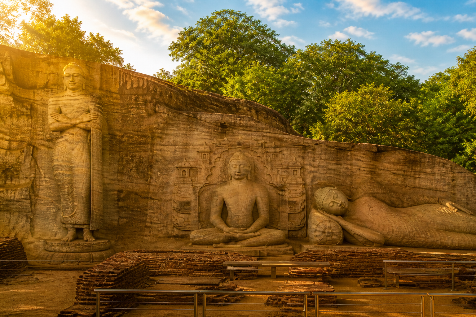 Sigiriya to Polonnaruwa & Dambulla