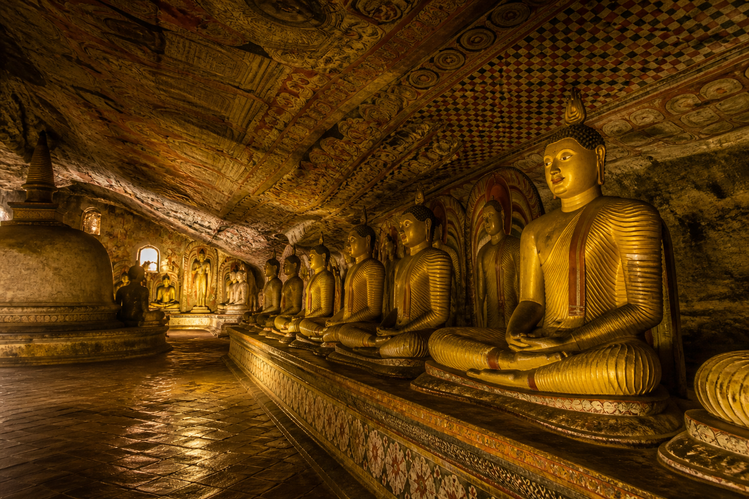 Sigiriya to Kandy via Dambulla